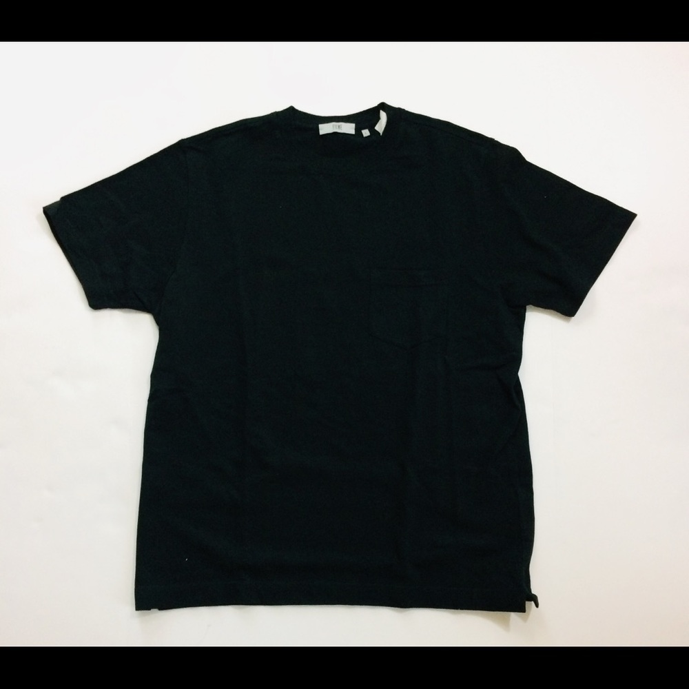 Sweater Pullover Short Sleeve Black Knit Made in Italy Large - Picture 2 of 6